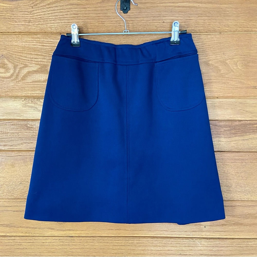 Vintage 70s Gordon of Philadelphia navy skirt